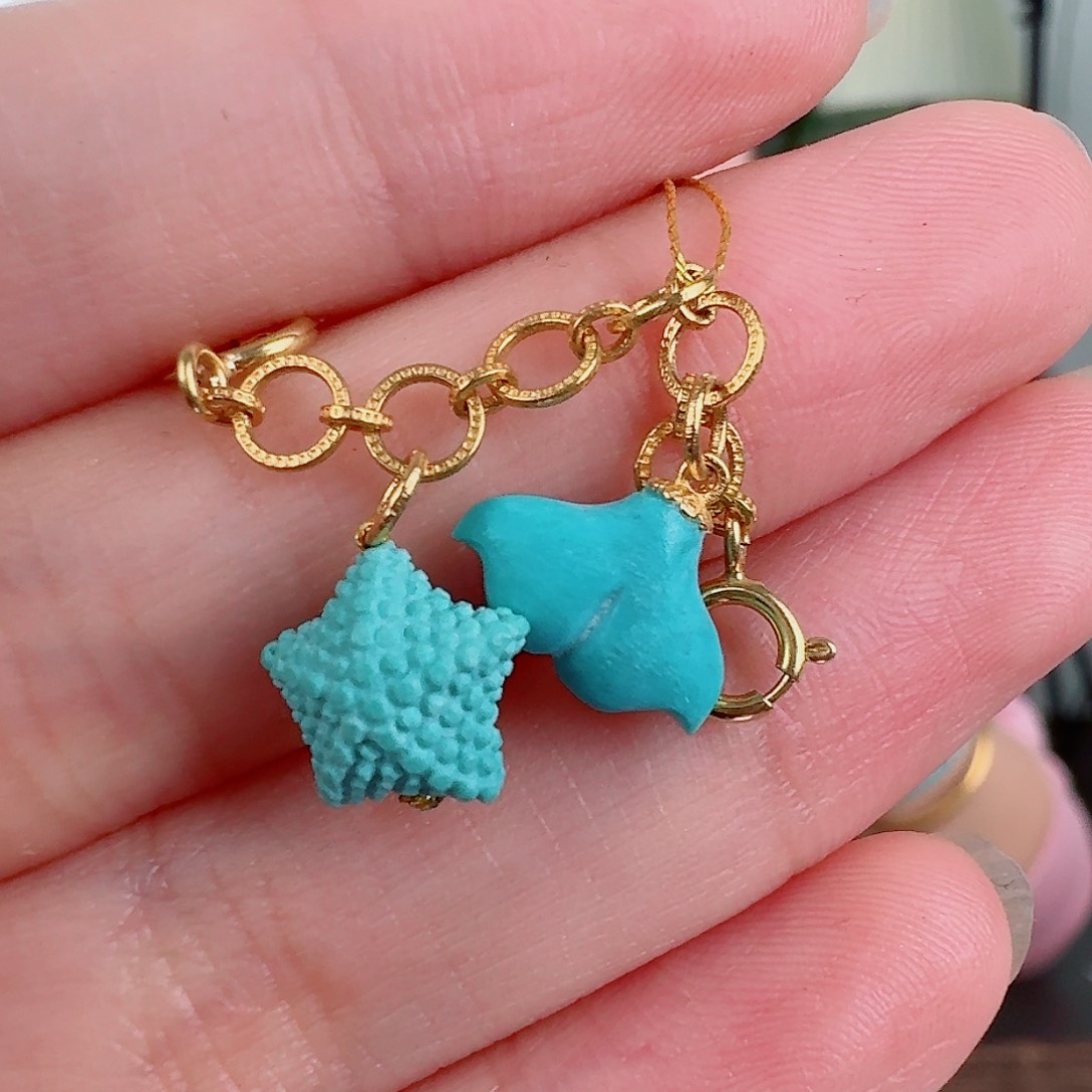 18K金镶嵌绿松石珠宝奇石