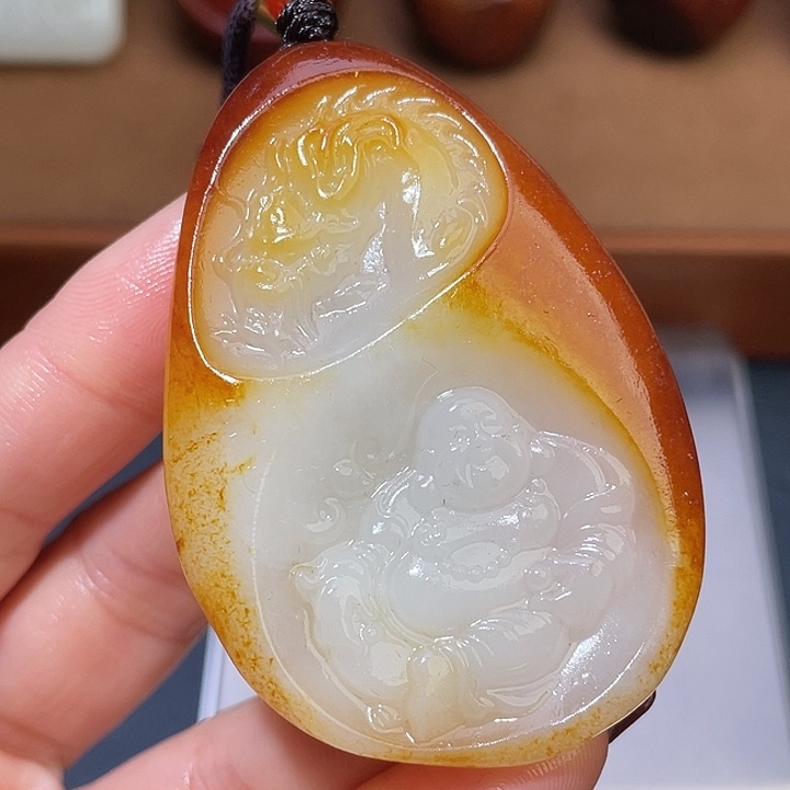 和田玉未镶嵌颈饰X7 