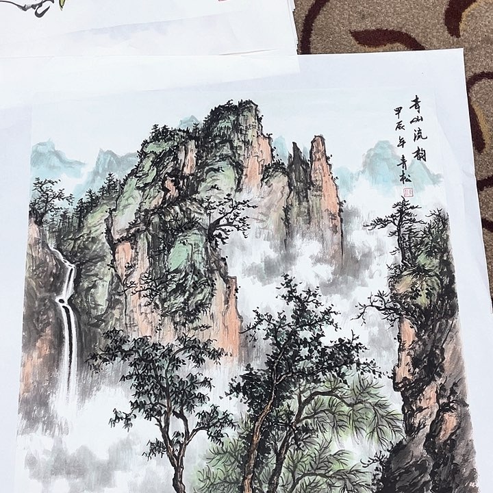 国画赵*青松老师作品666665