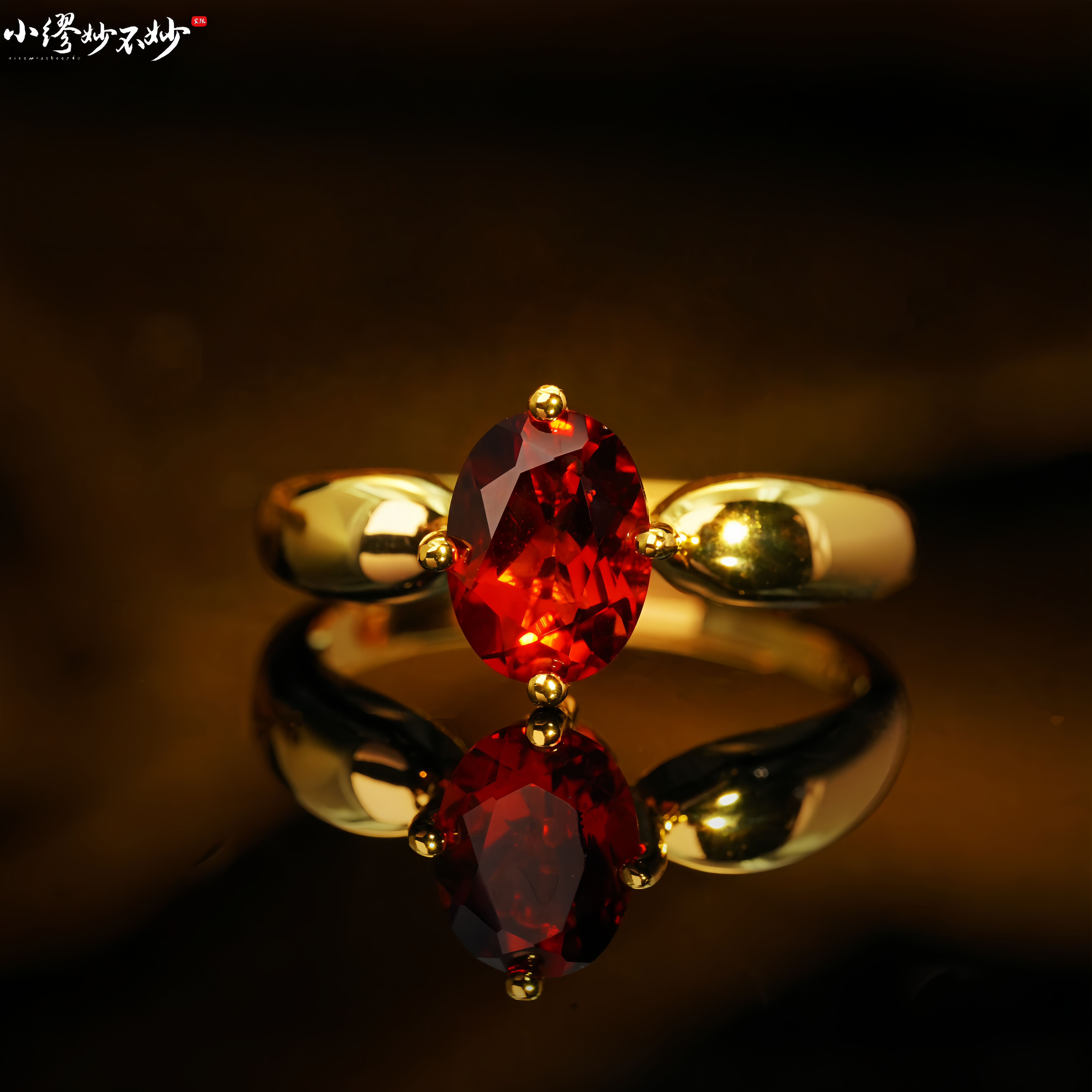 SJ26641 精品/精切/马德拉全净体黄水晶戒指 多样性发其一