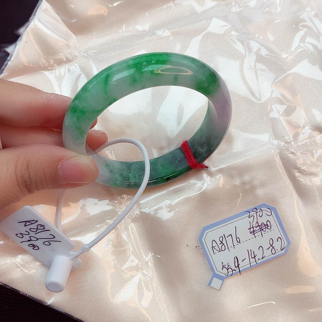 翡翠手镯未镶嵌天然缅甸翡翠A货