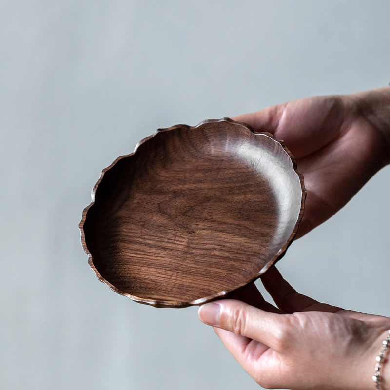 【悦生活】胡桃木干泡盘（Y月00059）