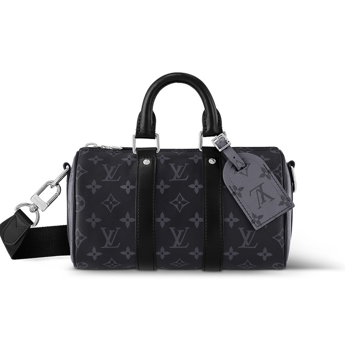 98新LV黑武士keepall25男士0569单肩包手提斜挎