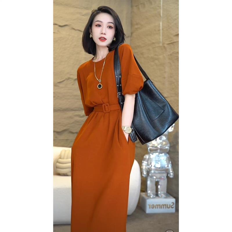 宽松微胖显瘦连衣裙气质高级感裙子洋气上档次女装xx
