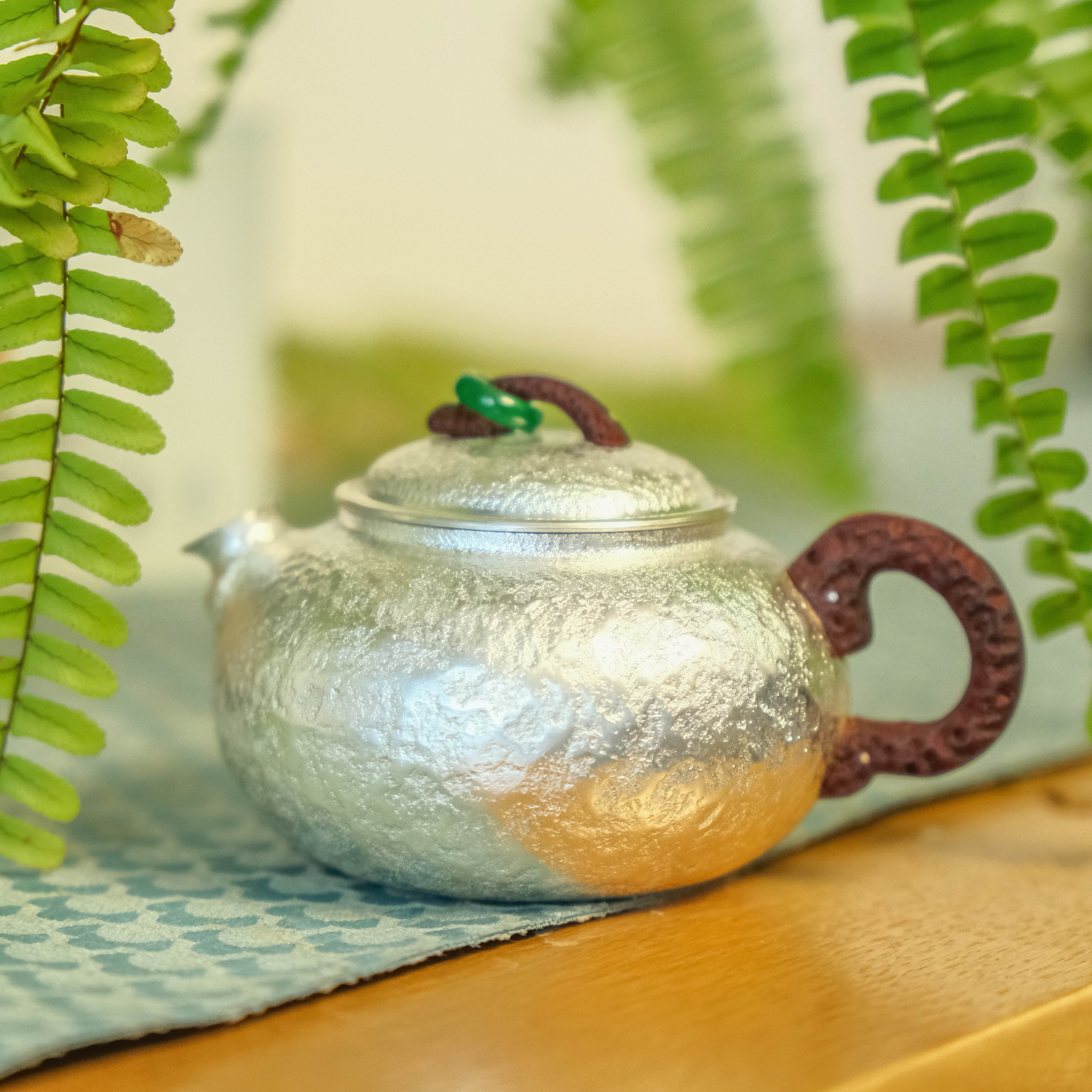 【大促】壶尔摩斯《面团》纯手工茶壶足银999设计感约120g200cc