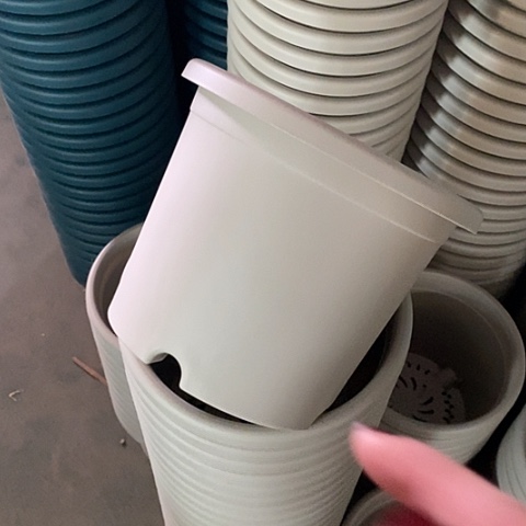 树脂四季3号灰白无托10个