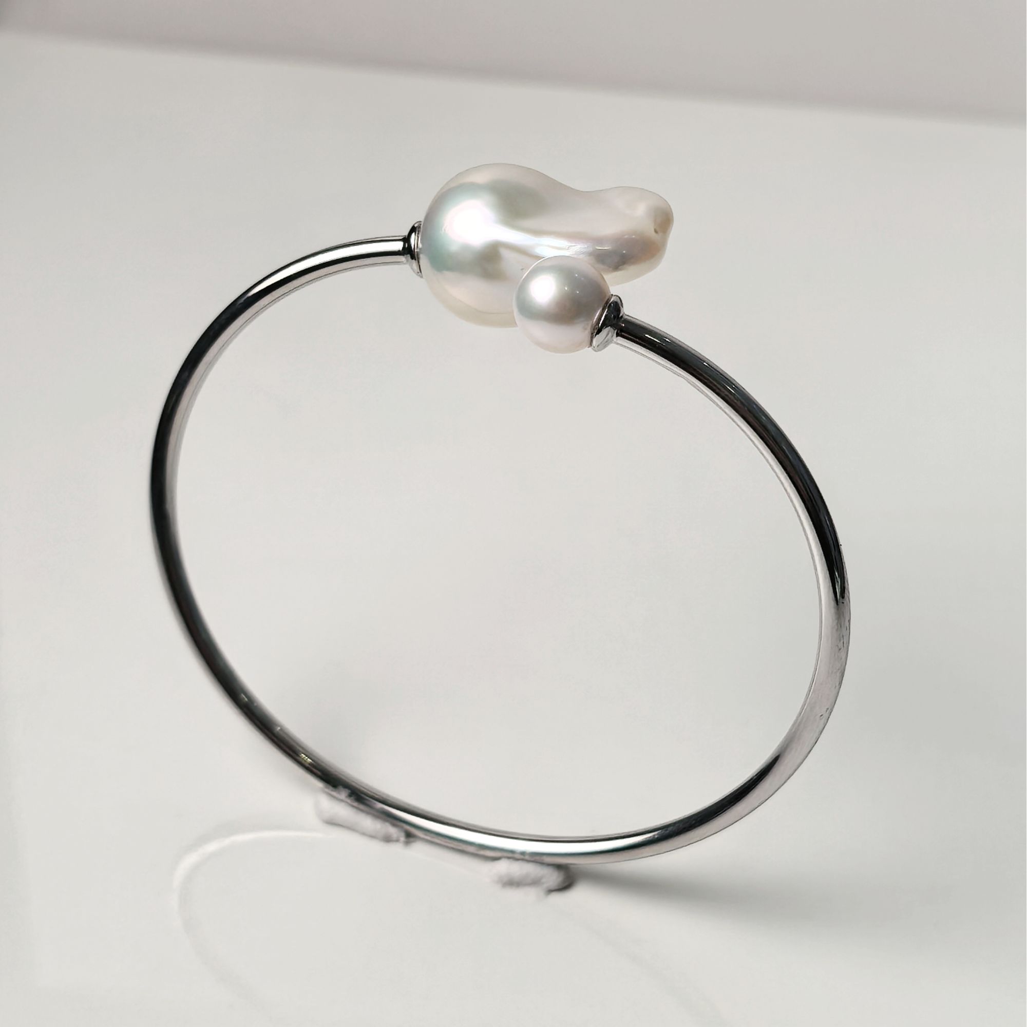 依俐西雅G165小众设计感巴洛克淡水珍珠手镯7-14mm