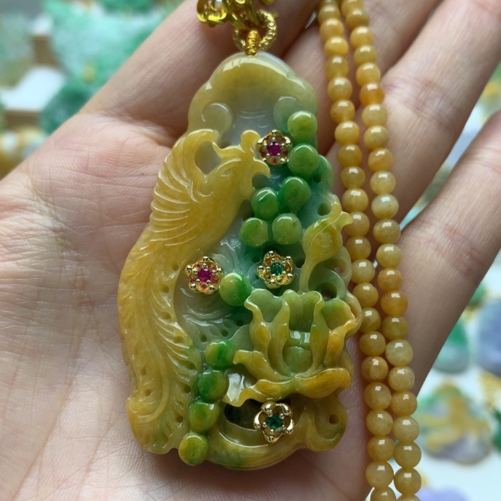 颈饰未镶嵌翡翠翡翠