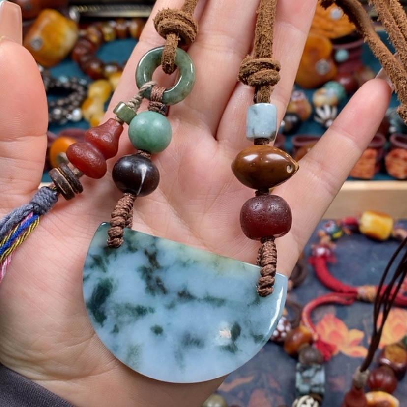 【闪购商品】翡翠颈饰未镶嵌项链