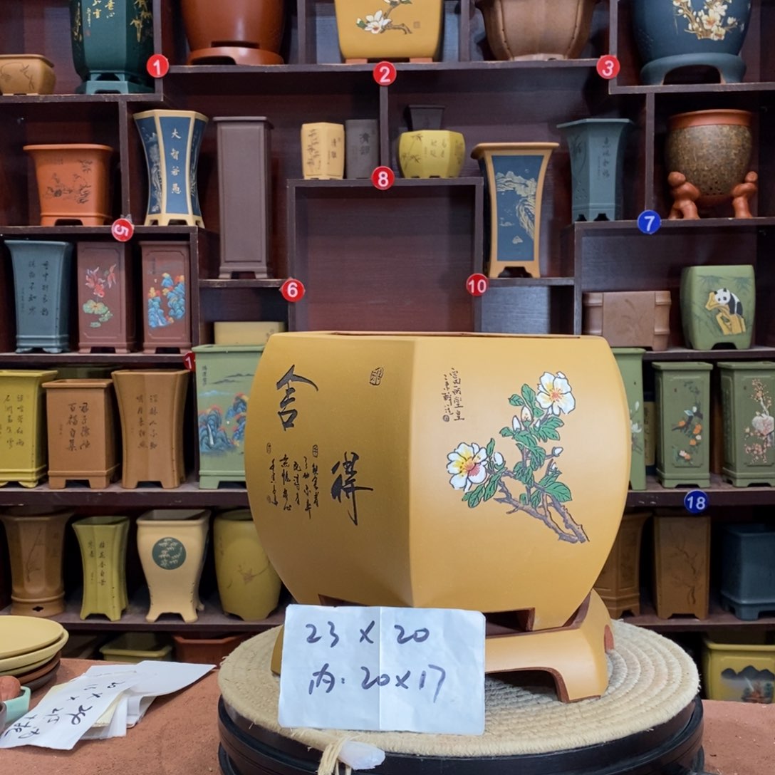 紫砂花盆紫砂艺术