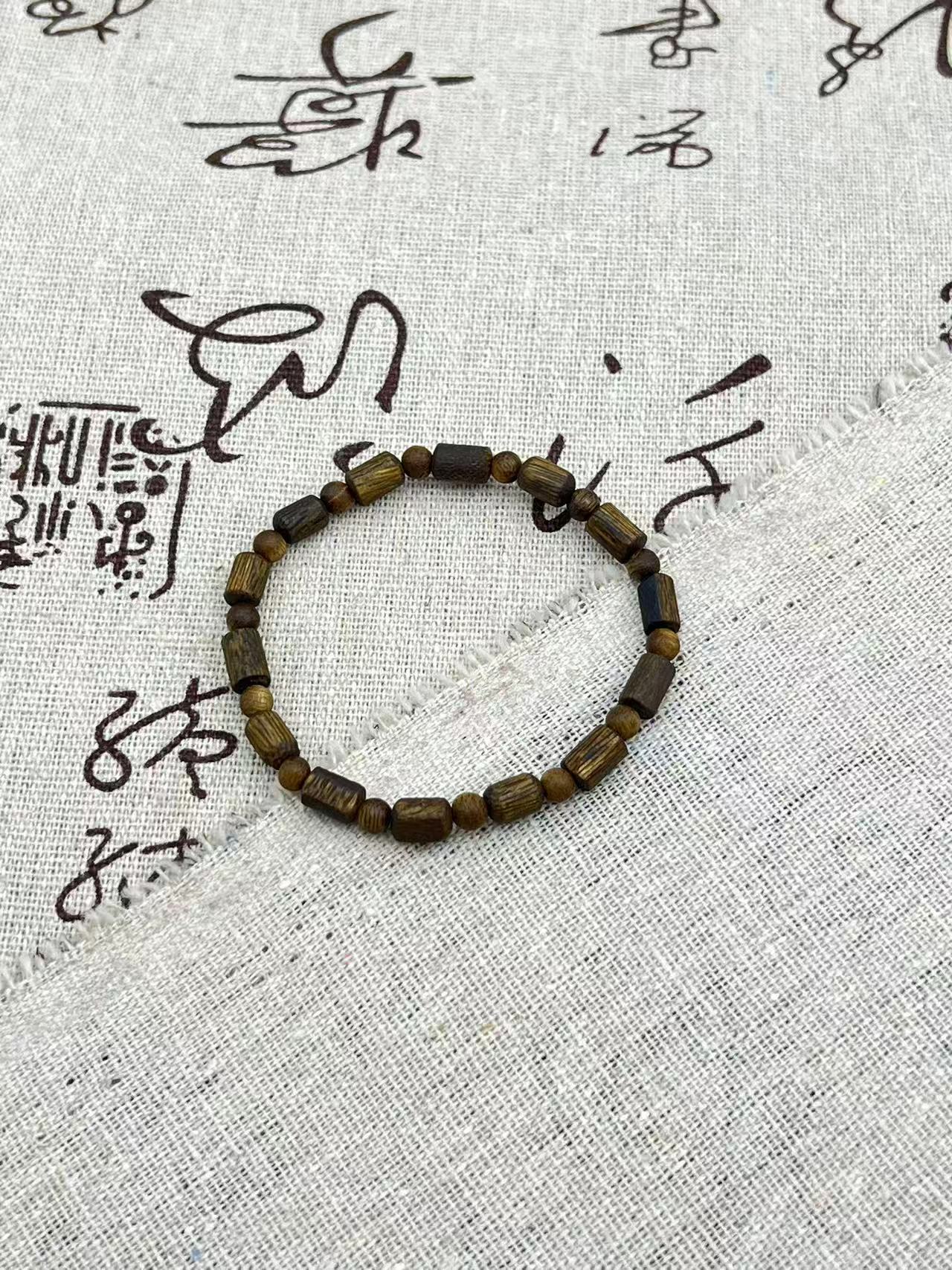 沉香【昌盛棠】N021 天然随型沉香手串（多样性发货）