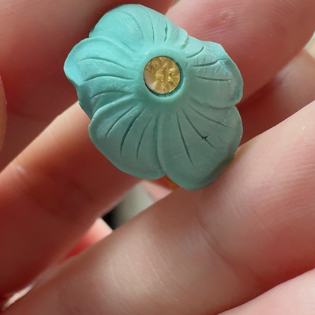 绿松石珠宝奇石未镶嵌