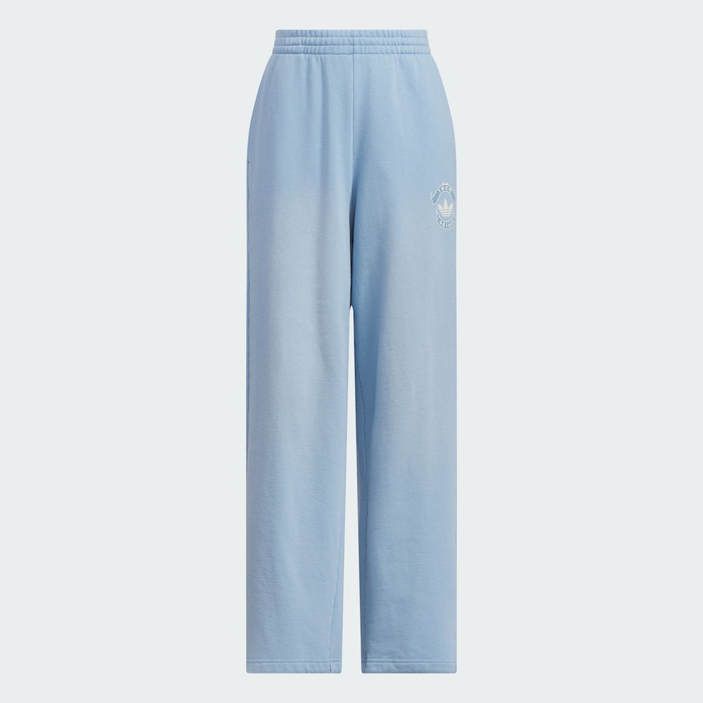 Adidas三叶草学院风宽松运动裤KC5873