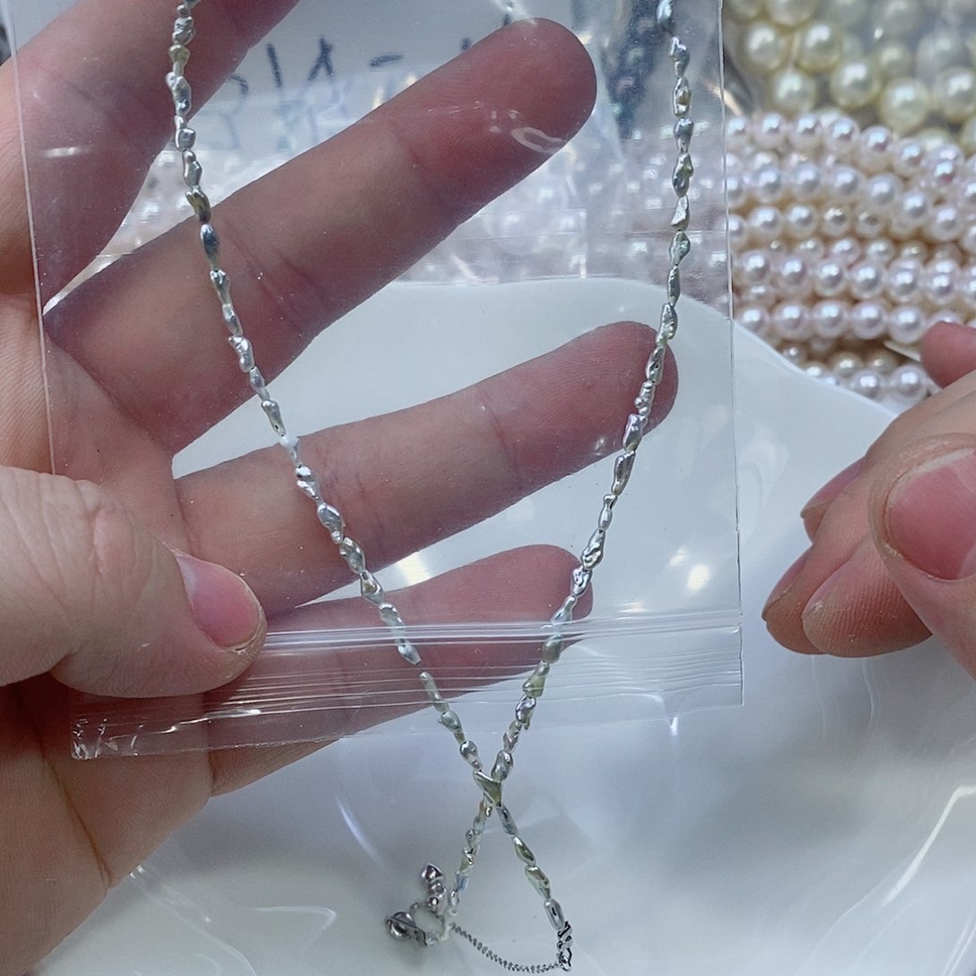 海水珍珠颈饰银S925镶嵌