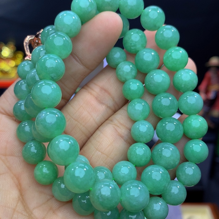 翡翠手链未镶嵌翡翠 8-9 