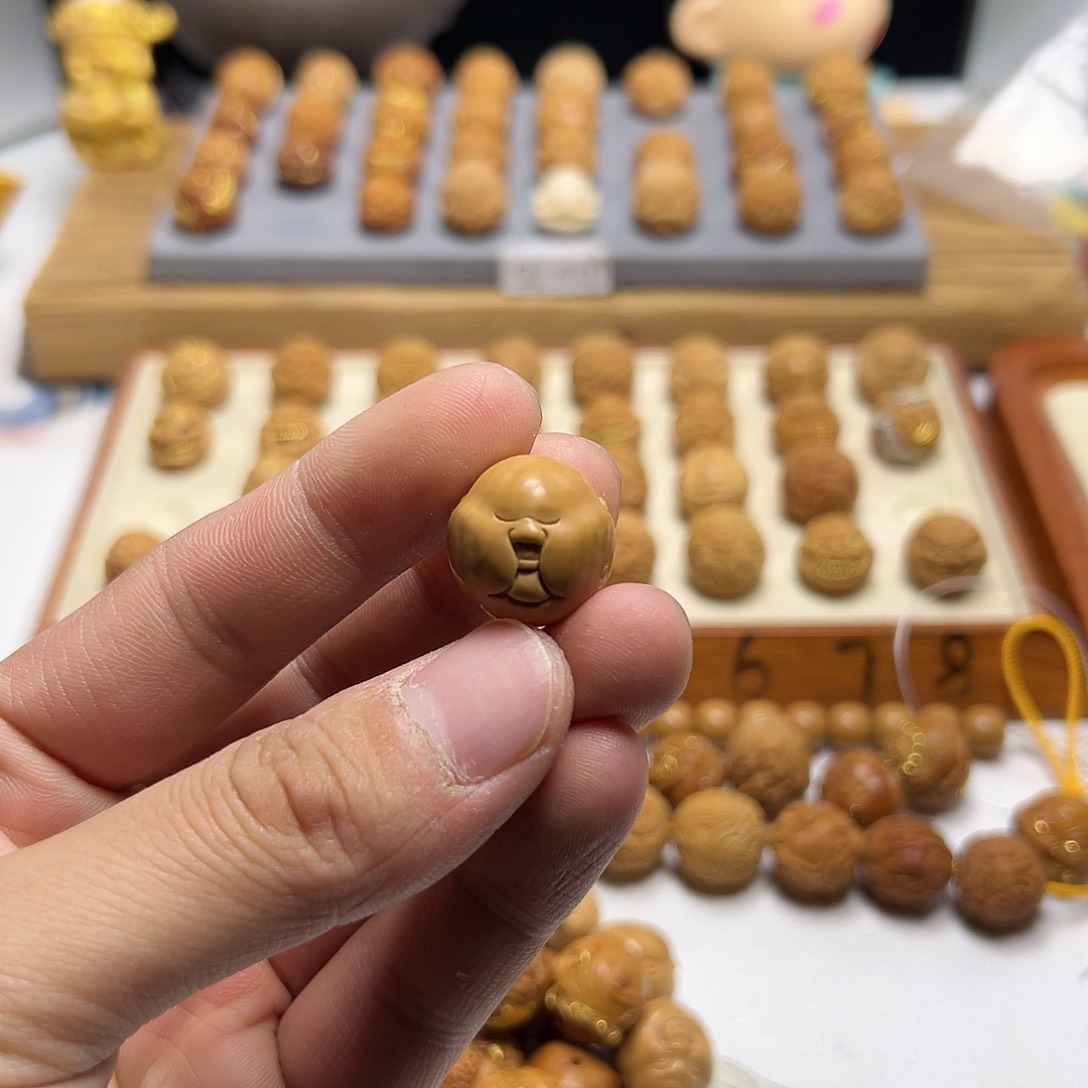 【闪购商品】猴头核桃把件猴头核桃雕刻