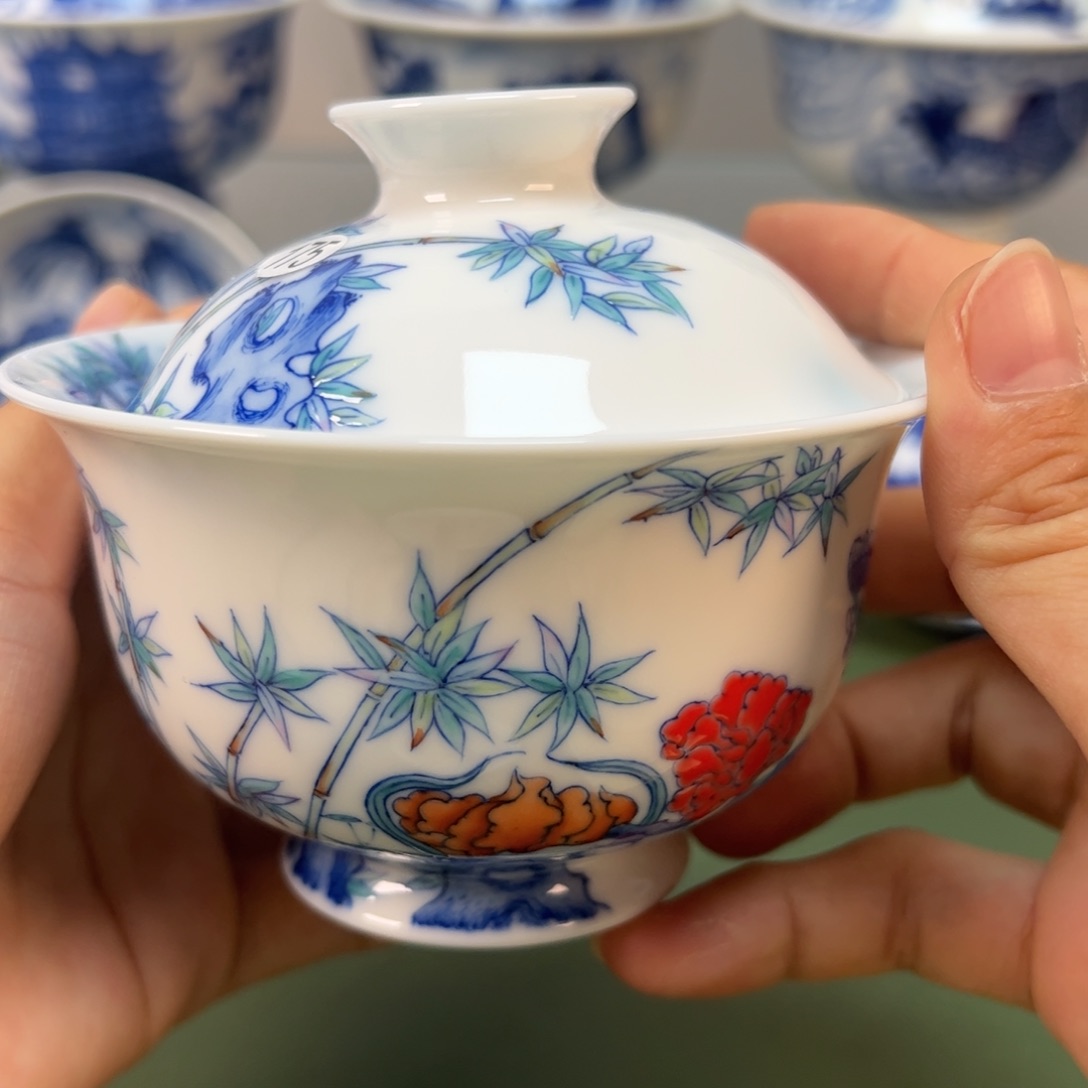 杯木木景德镇纯手绘茶具175