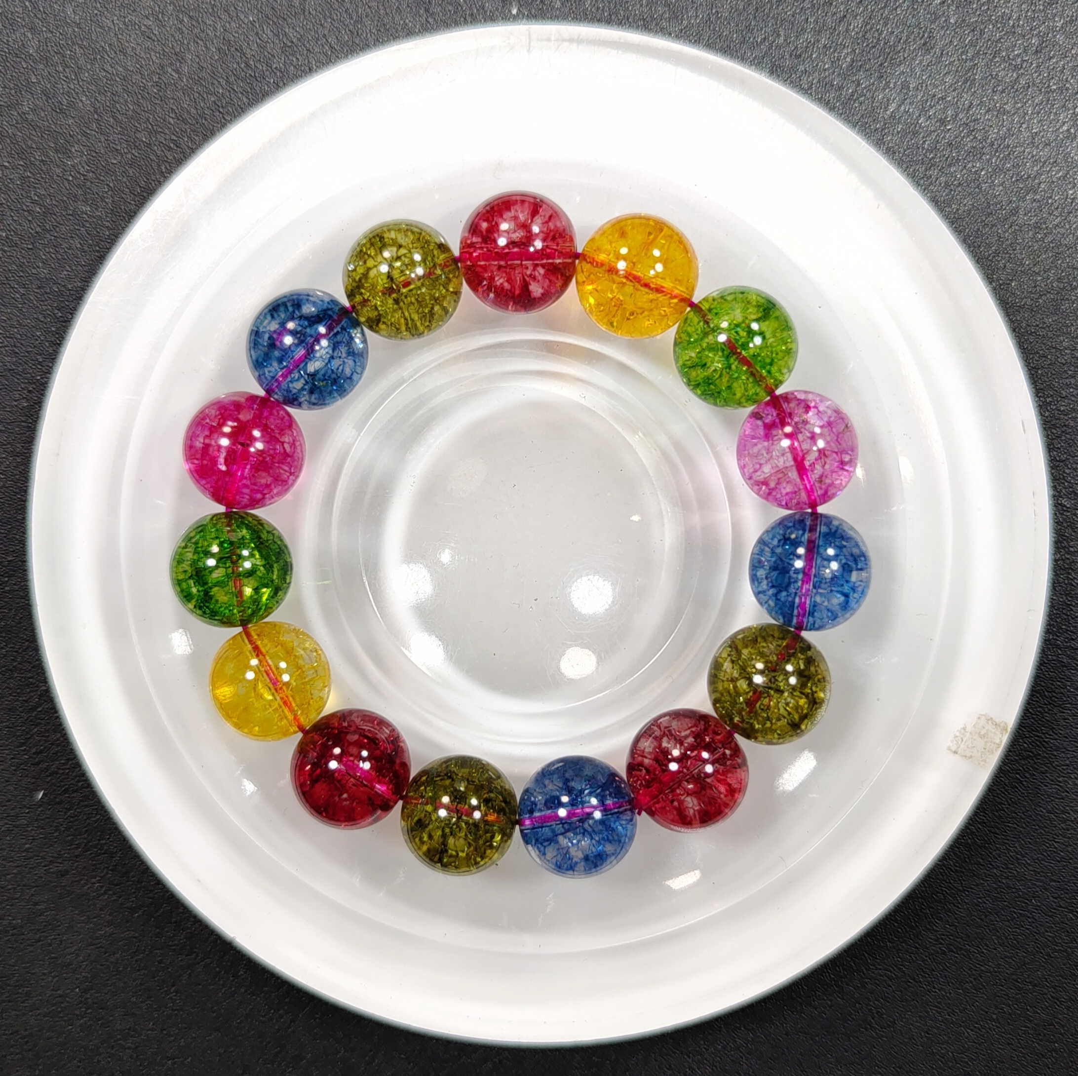 彩色14mm手串发一条D06