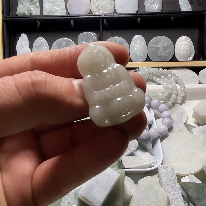 翡翠未镶嵌吊坠(不含链)翡翠挂件