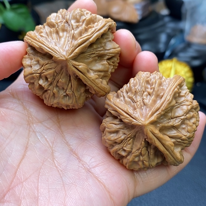 文玩核桃吊坠三棱45尺