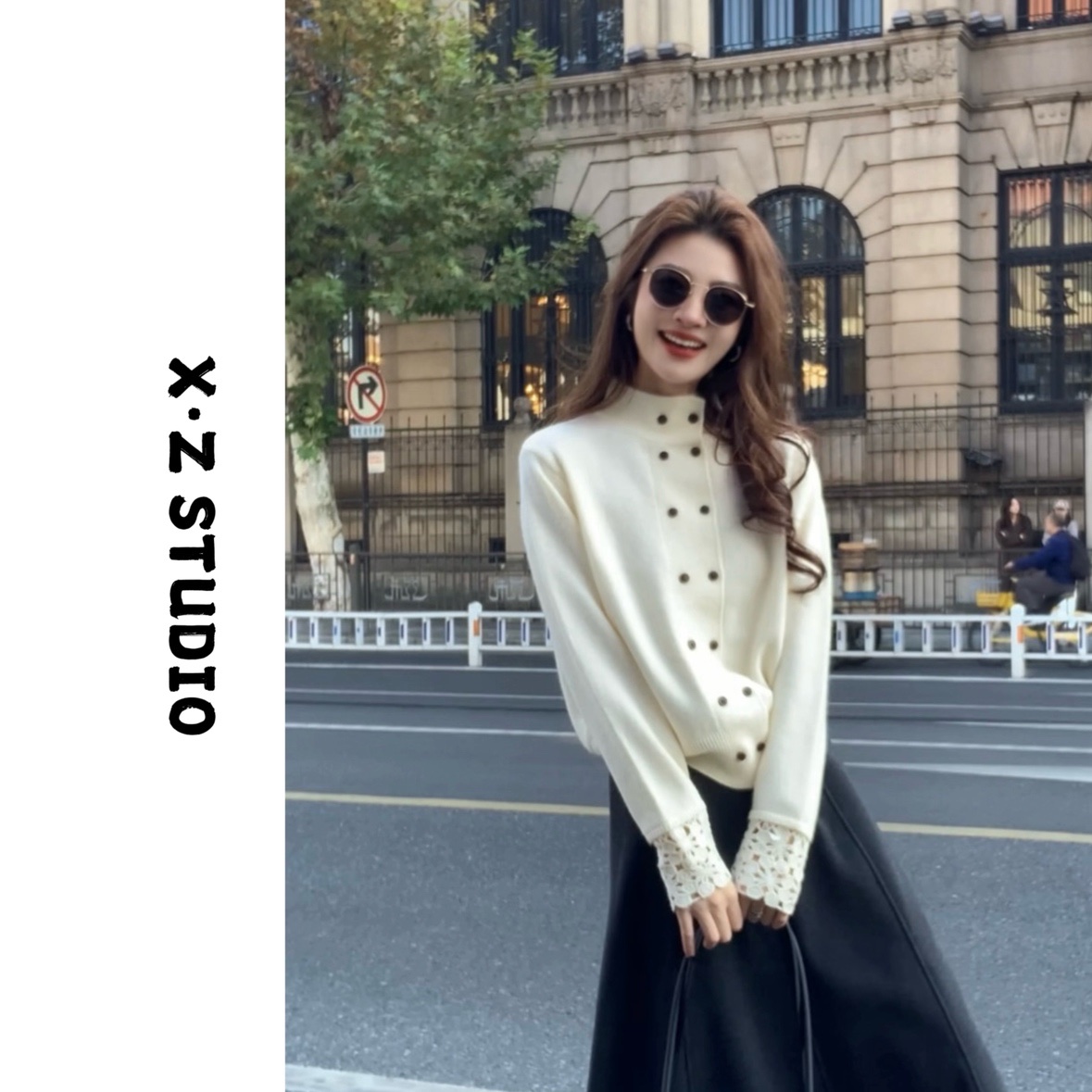 X.ZHEN【洛可可毛衣】跨年穿搭新款潮牌女装小众炸街高级感女装时髦