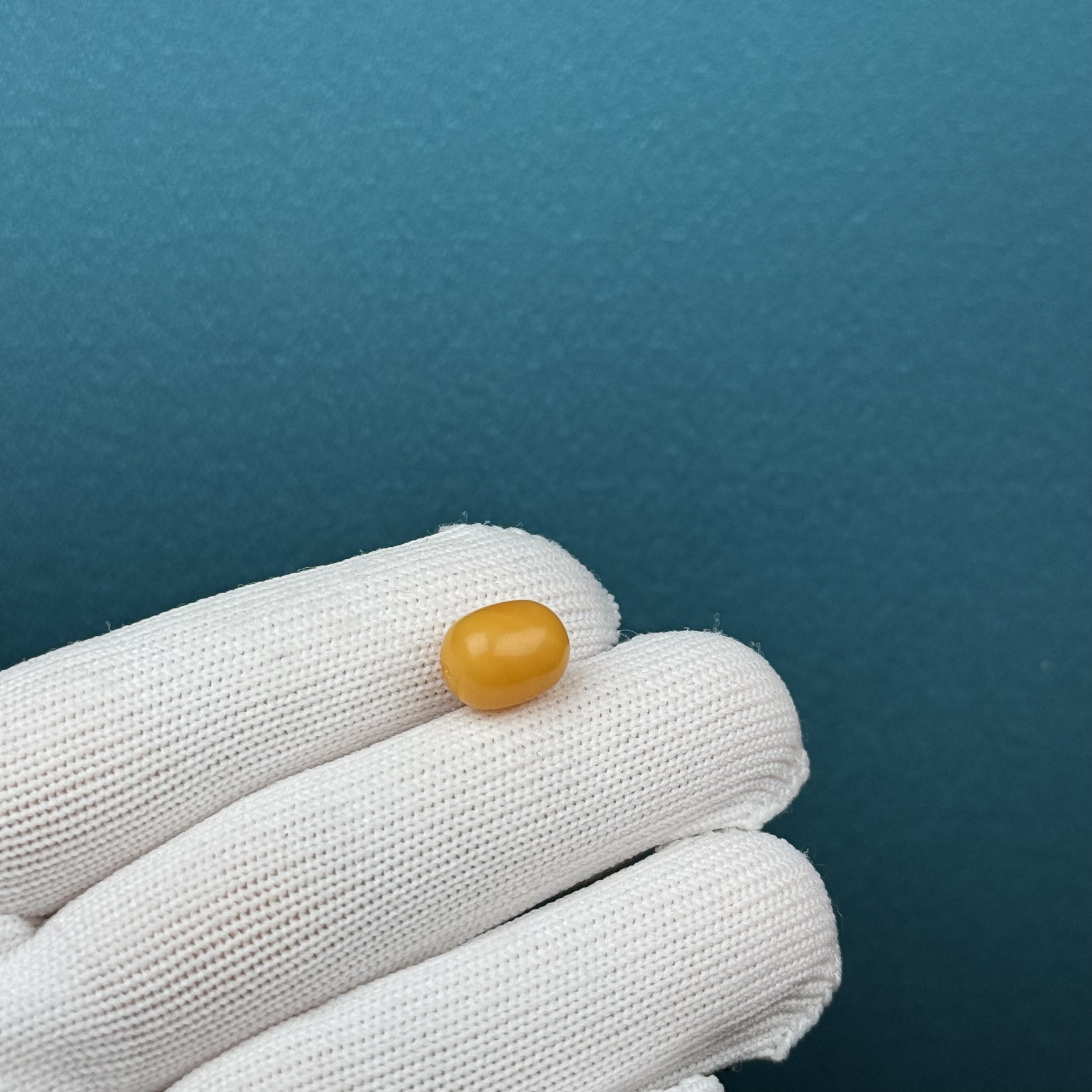 K2185天然原矿蜜蜡 鸡油红桶珠11*8.5mm 支持鉴定 假一罚十