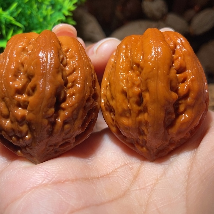 把件文玩核桃东北楸子小雪55