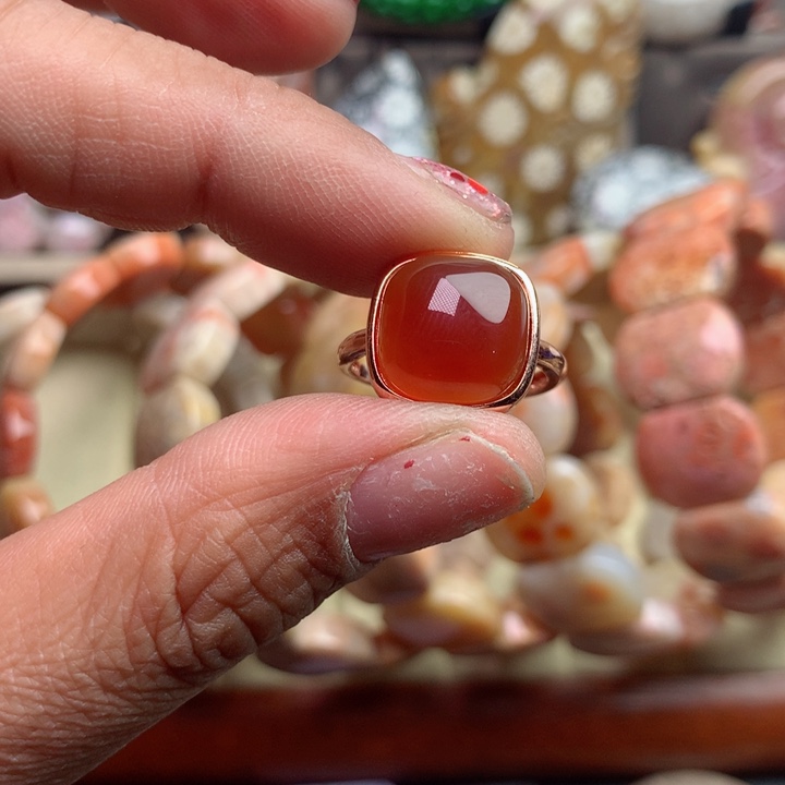 硅化珊瑚（珊瑚玉）颈饰未镶嵌