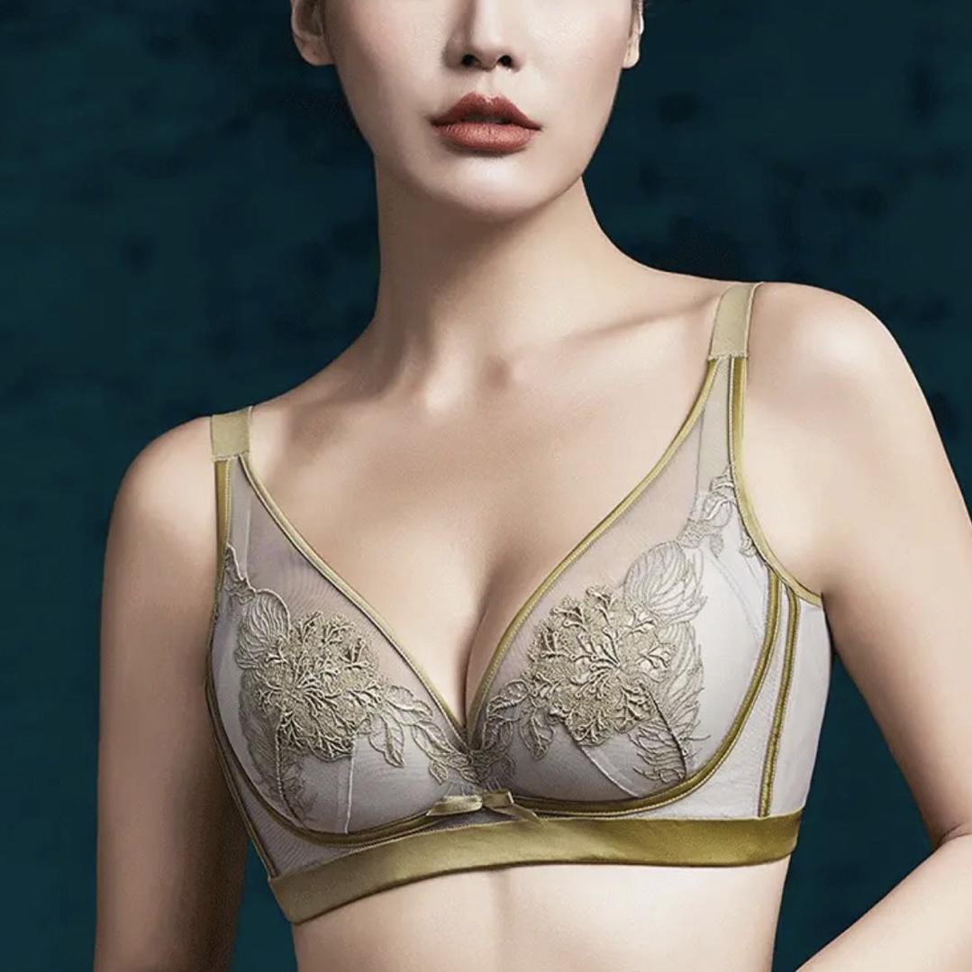 隆茜本草刺绣款养护调整型文胸8391