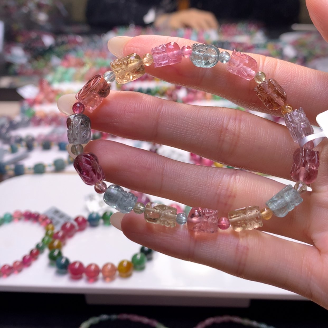 【闪购商品】未镶嵌手串碧玺