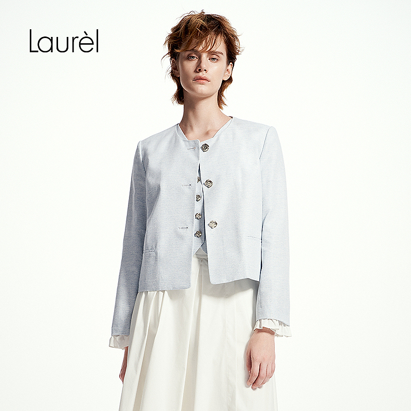 【晨粉专享】Laurel小香风宽松短外套L361T00300