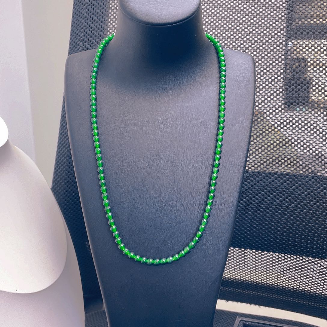 翡翠未镶嵌项链卡6