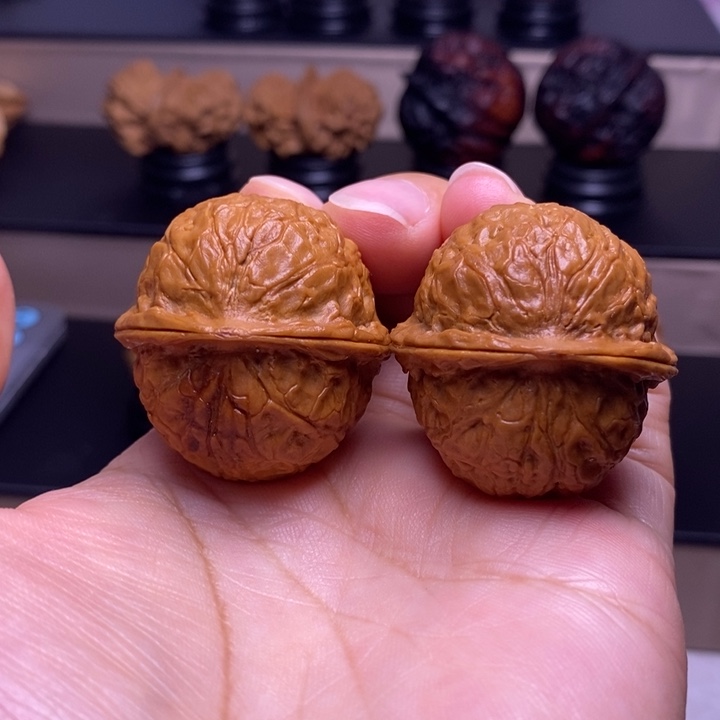 文玩核桃把件乾坤球57