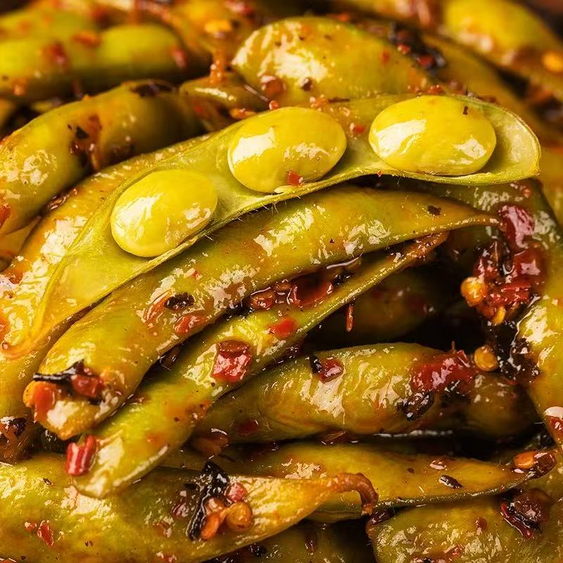 紫苏毛豆100g 湖南特产下午休闲零食