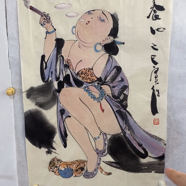国画亲笔手绘原创