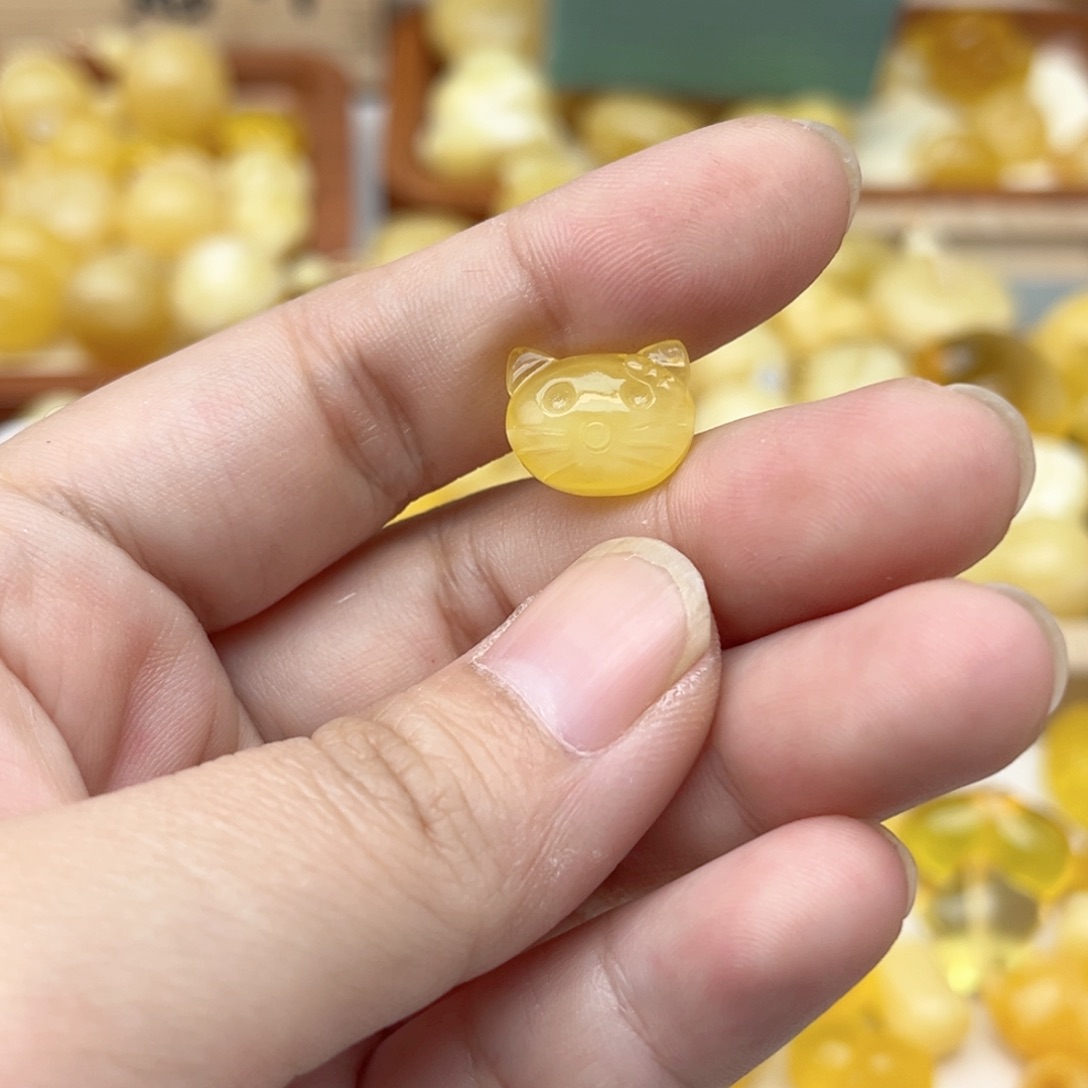 裸石蜜蜡未镶嵌配饰