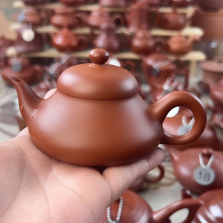 茶壶紫砂林*星章雪芳手拉壶105cc