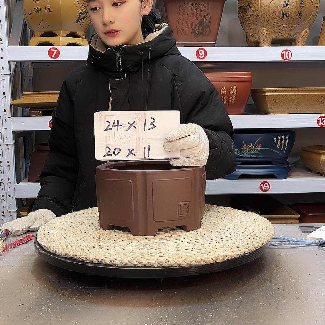 紫砂花盆紫砂花盆