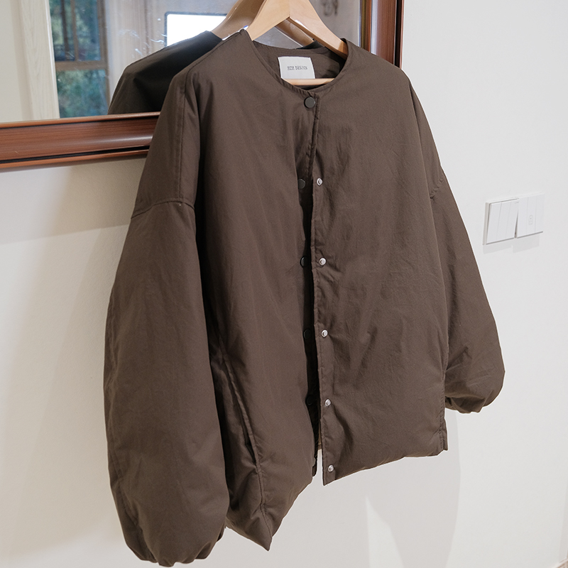 【思思小店】高充绒量90白鸭绒短款羽绒服保暖高级感版型巨好看