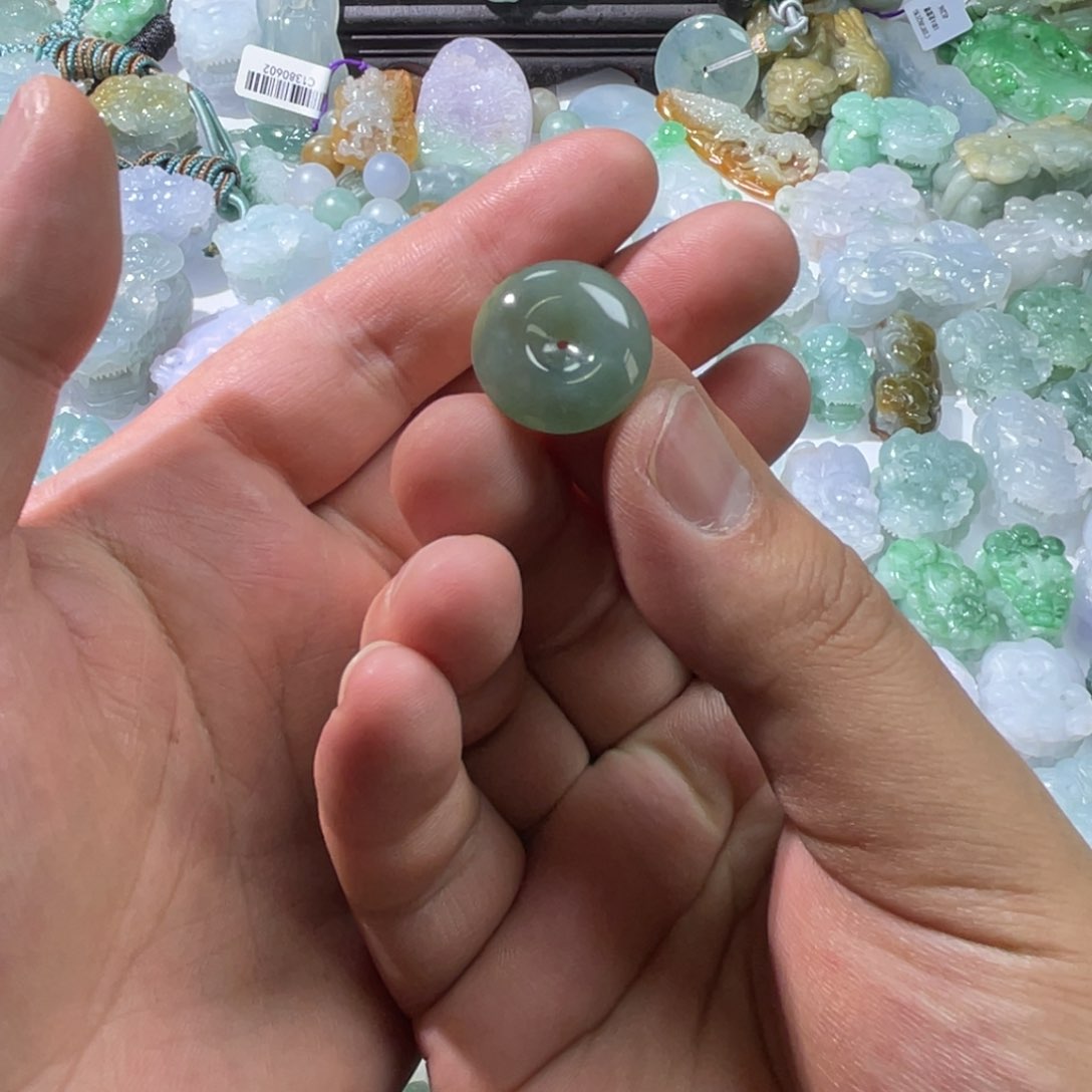 翡翠未镶嵌颈饰天然