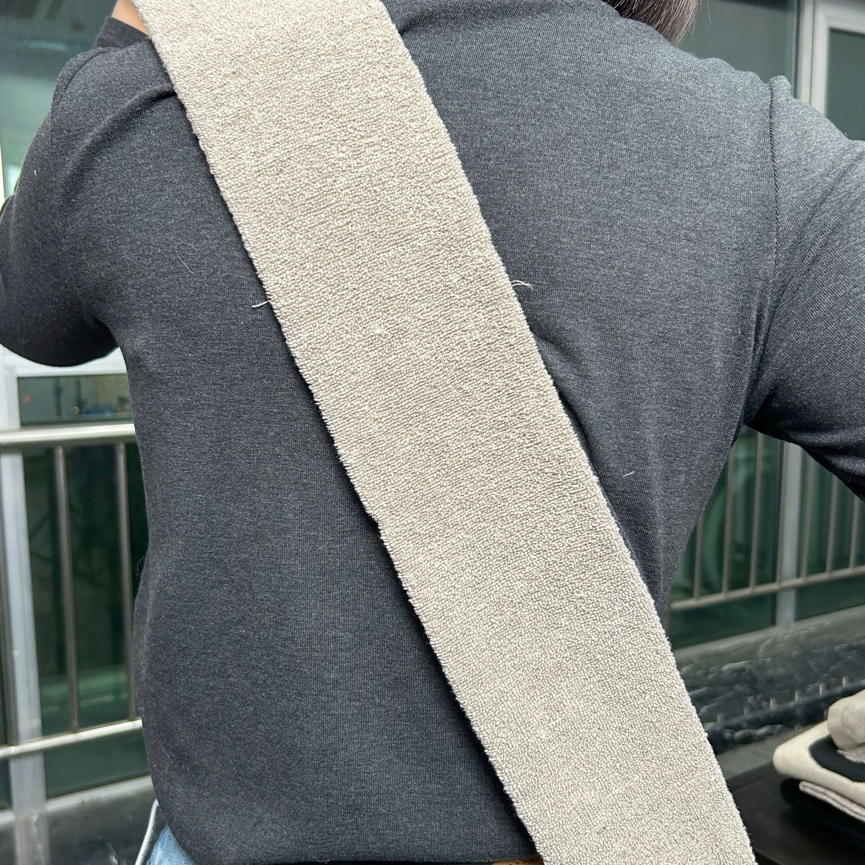 桑桑汉麻｜14支加厚拉背条 100%汉麻长纤维汉麻搓澡巾搓泥拉背条