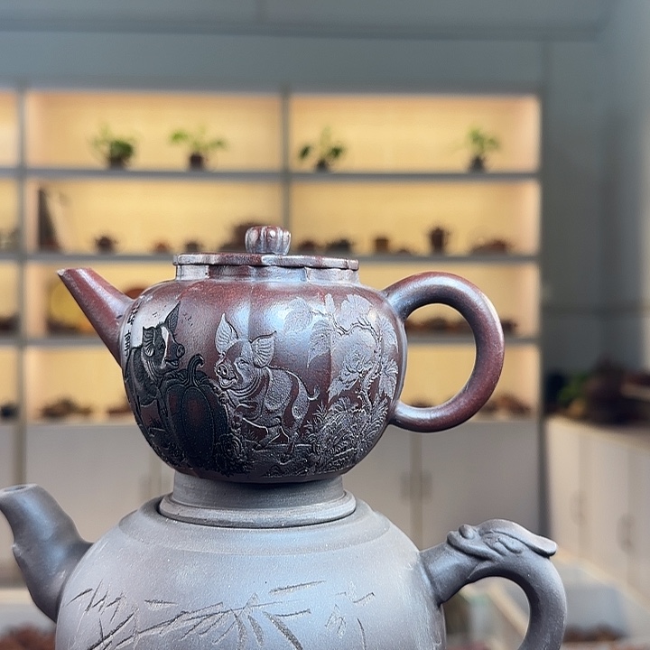 紫砂茶壶宜兴紫砂工艺