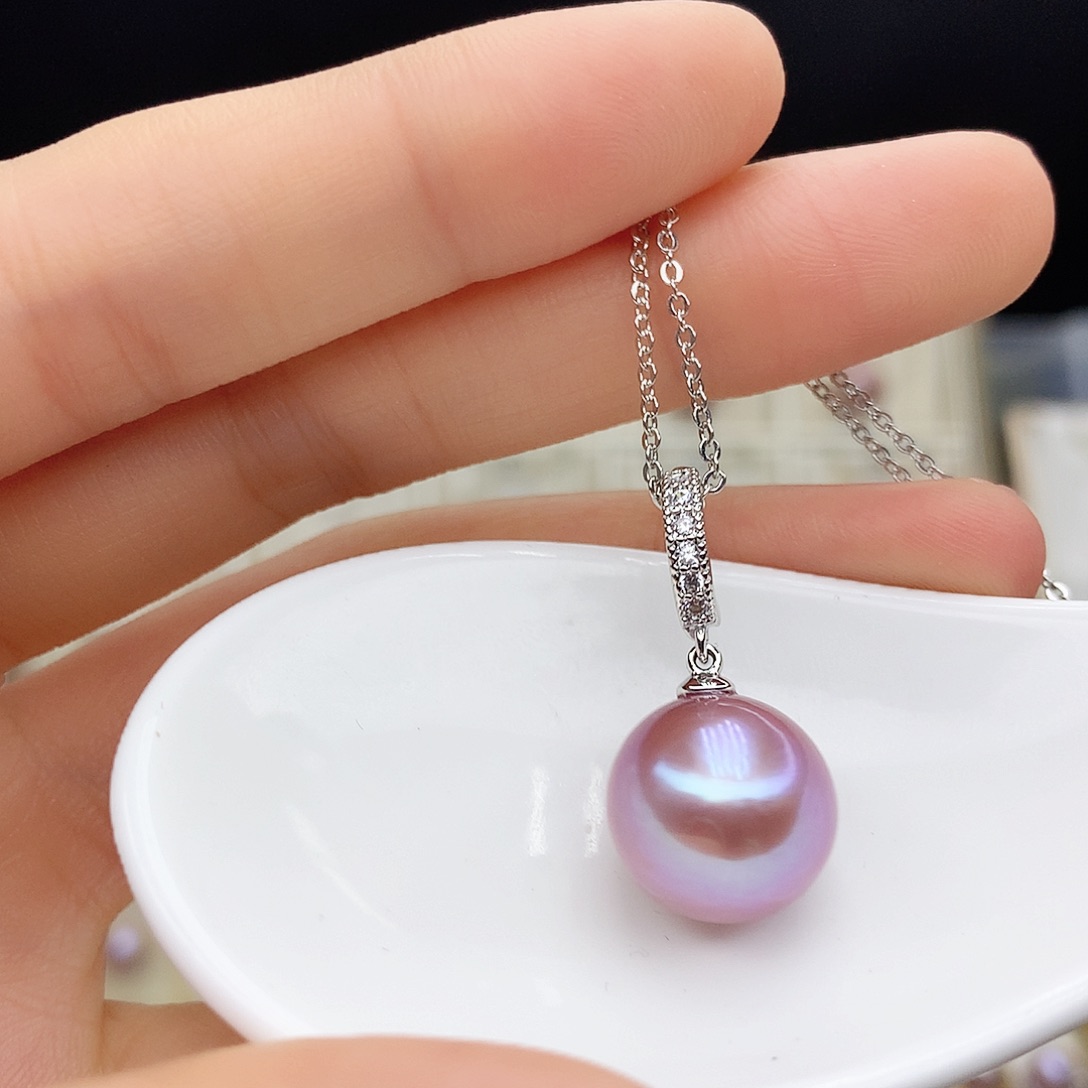 淡水珍珠颈饰合金