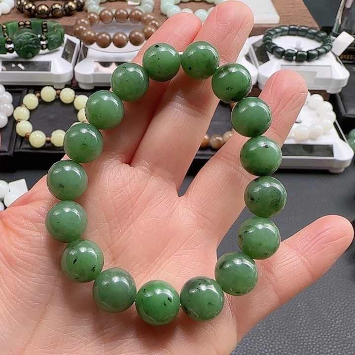 和田玉手串未镶嵌