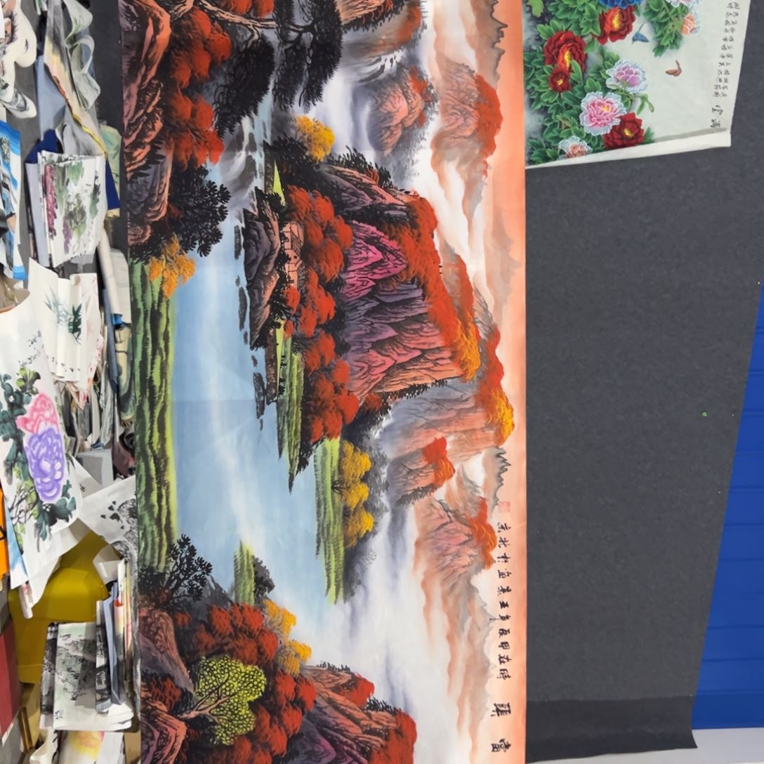国画国画作品画心一张