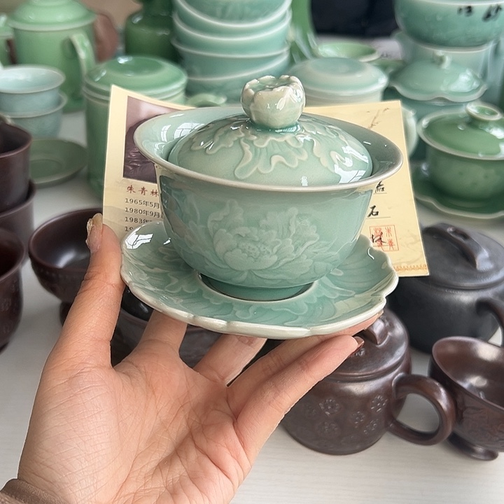 小米茶器龙泉青瓷