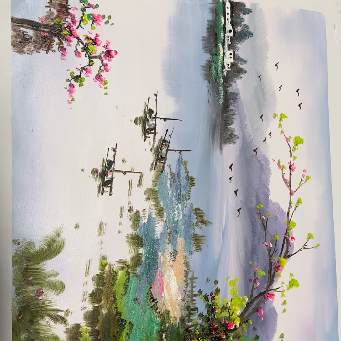 油画优惠活动的时候就可以