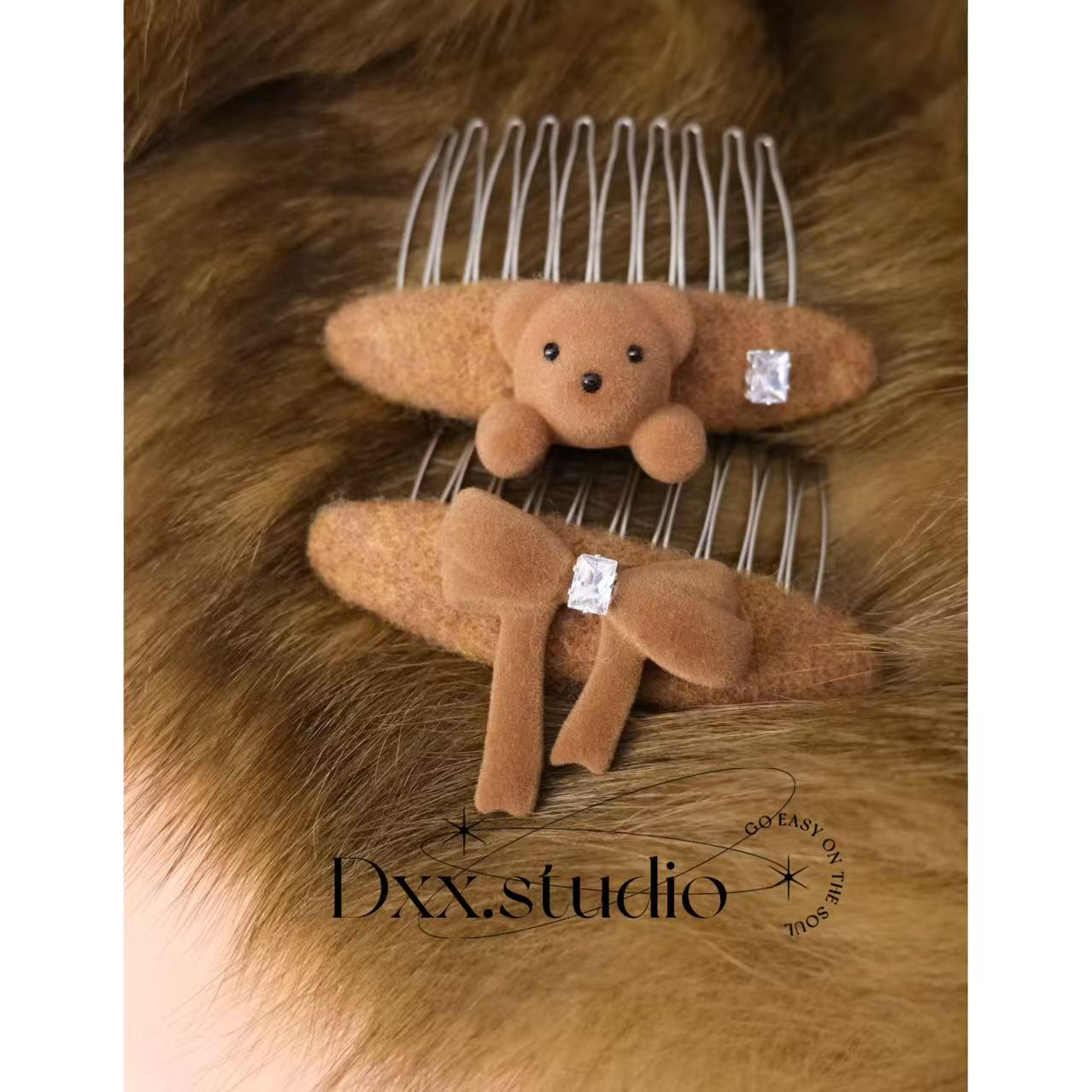 小众设计百搭ins倒插梳发夹52122