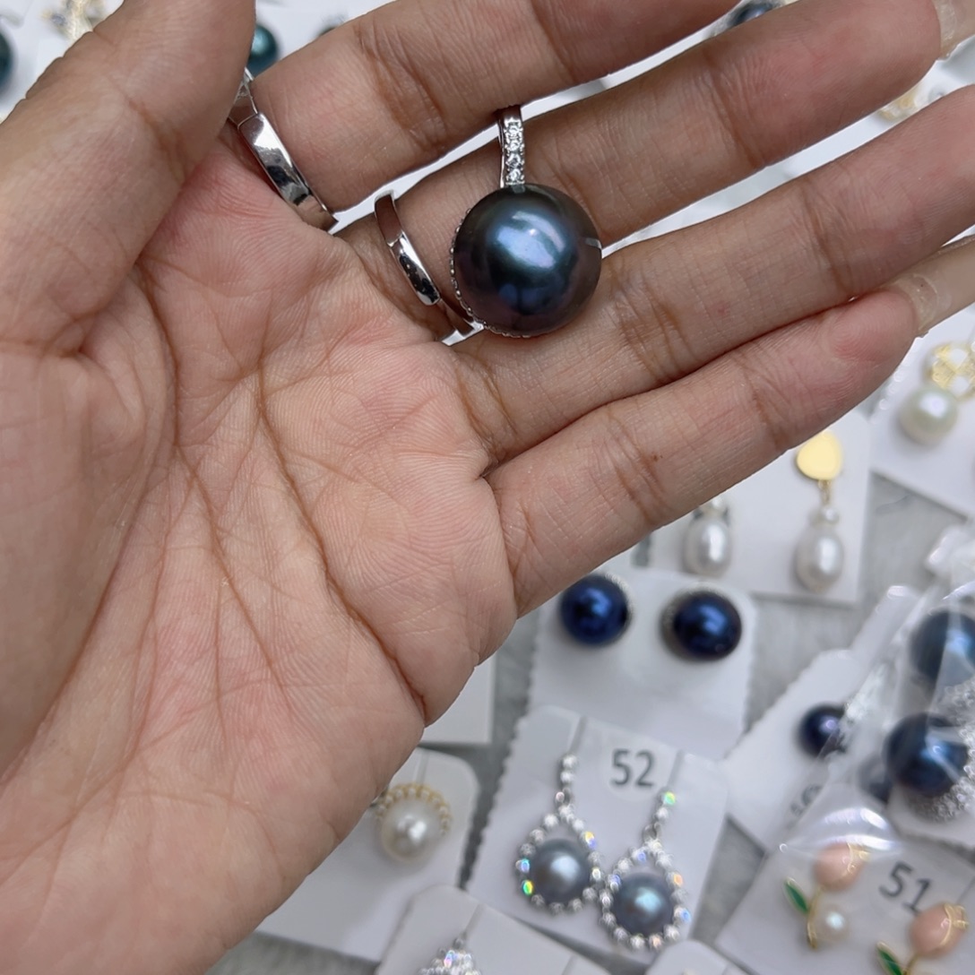 用***8戒指合金淡水珍珠