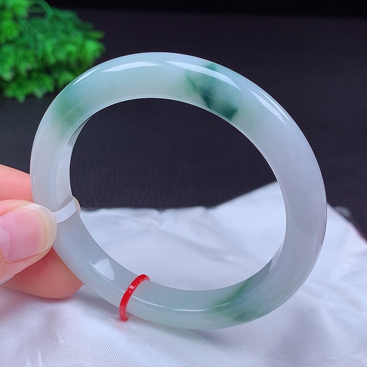 翡翠未镶嵌手镯57圈680025